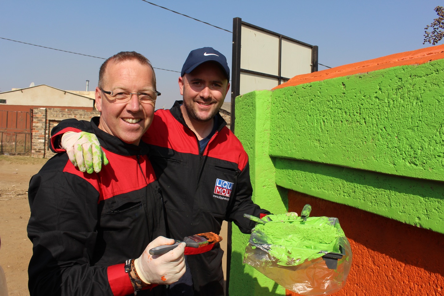 Liqui Moly team at the Little Dinosaur Daycare project