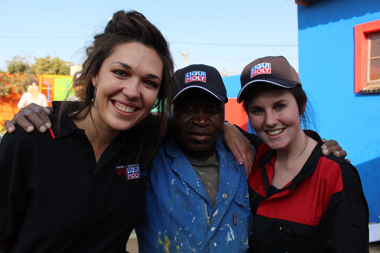 Liqui Moly team at the Little Dinosaur Daycare project