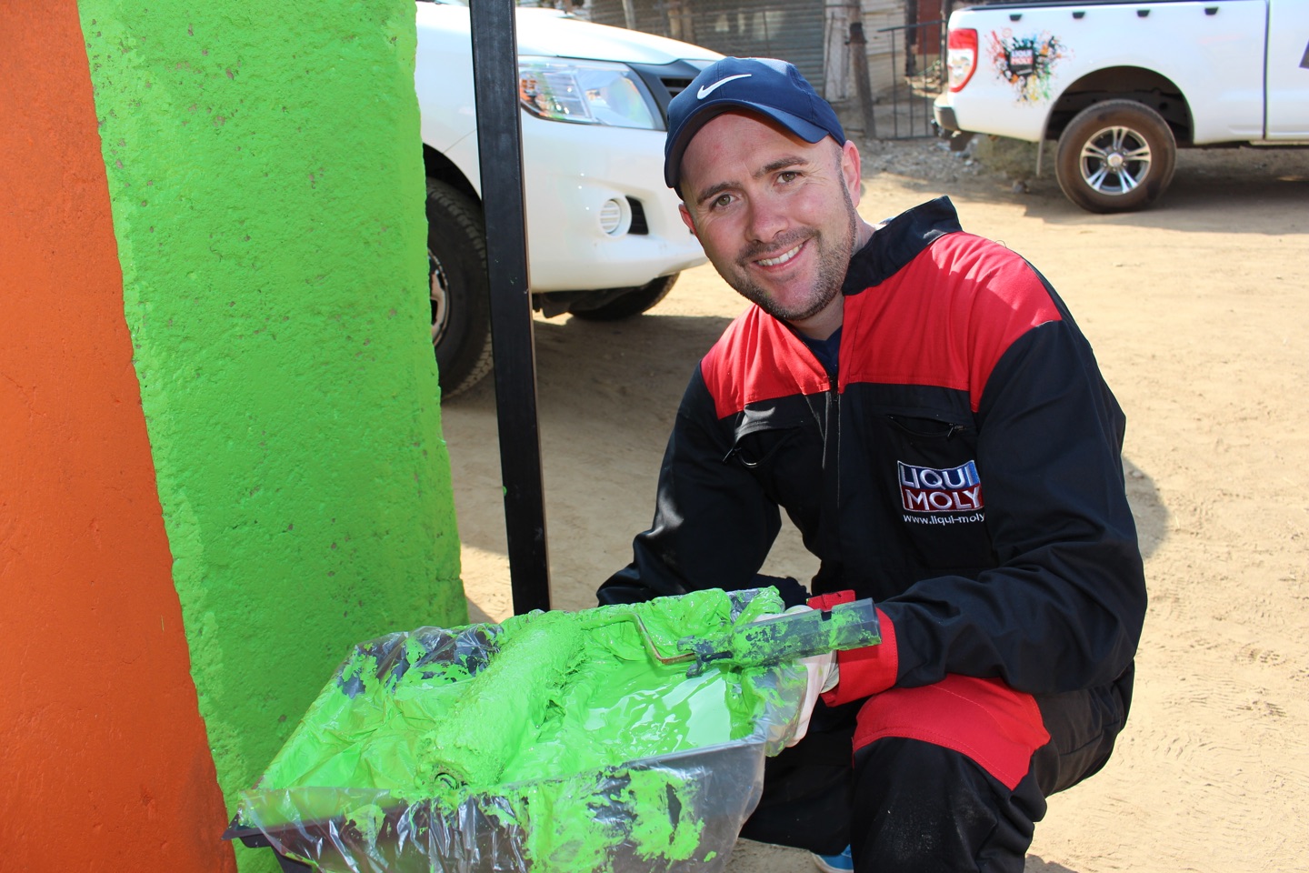 Liqui Moly team at the Little Dinosaur Daycare project