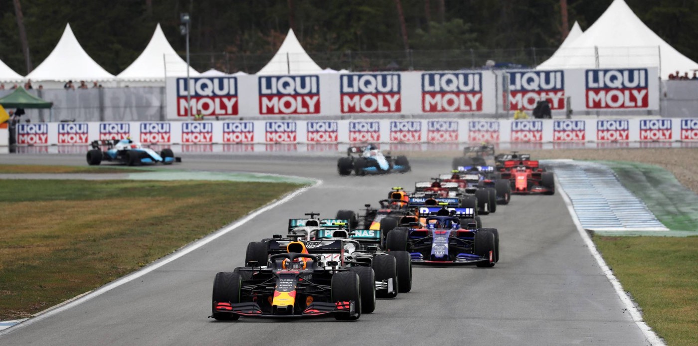F1 in Germany sponsored by Liqui Moly