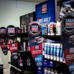 Liqui Moly products on display