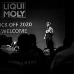 Melicia speaks at Liqui Moly 2020 kick off event