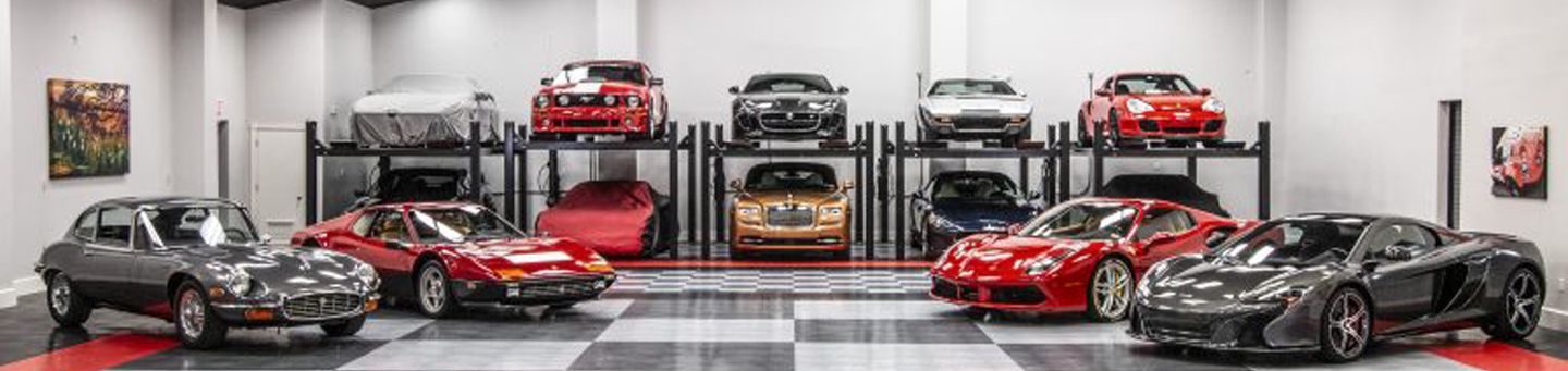 Vehicle storage preparation of sports cars