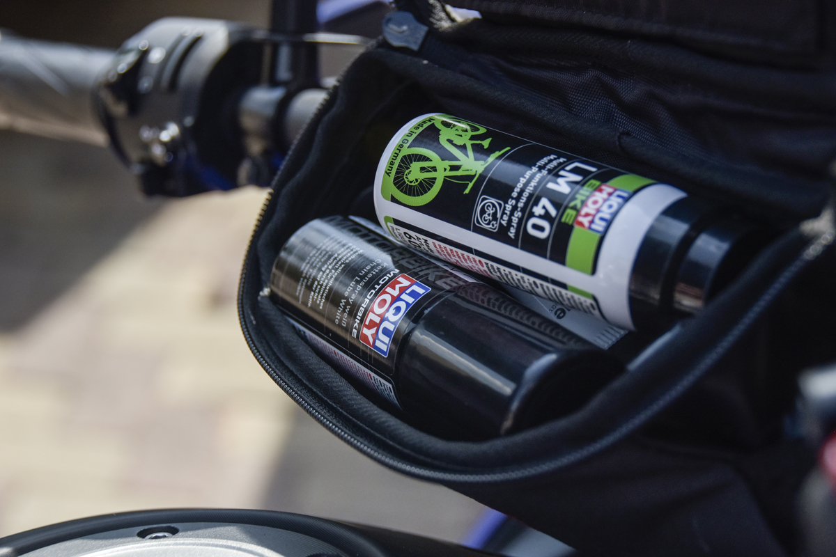 Liqui Moly Chain Spray put to the test! Liqui Moly Chain Lube White