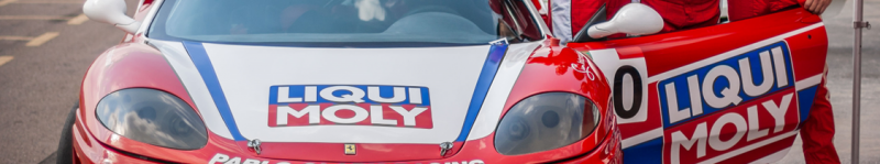 Liqui Moly sponsors Ferrari race car